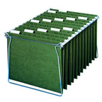 Smead Hanging File Folder, 1/5-Cut Adjustable Tab, Letter Size, Standard Green, Hanging (additional view 6)