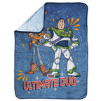 Jay Franco Kids Plush Throw Blanket - Blue - Toy Story / 40x50 - Travel Blanket view 3