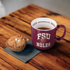 Logo Brands NCAA 15 oz Stripe Coffee Mug - Florida State Seminoles view 5