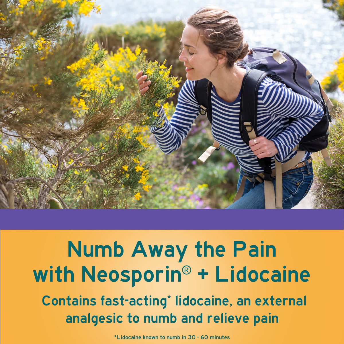 Neosporin + Lidocaine Pain Relief Triple Antibiotic Ointment, – 1 oz