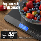 Ionsno Food Scale 44lb/20kg - #01 Black / Large view 2