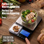 Ionsno Food Scale 44lb/20kg - #01 Silver / Dual Platform view 2