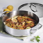 Tramontina Signature Tri-Ply Clad Stainless Steel 6-Quart Braiser Pan (80116/067DS)
