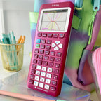 TI-84 Evo Graphing Calculator Texas Instruments, Raspberry (84EVO/FC/1L1/A8)