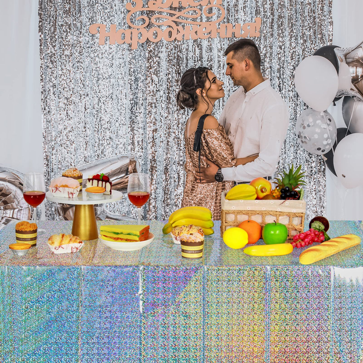 Funny Laser Tablecloth - Silver / 8 view 6