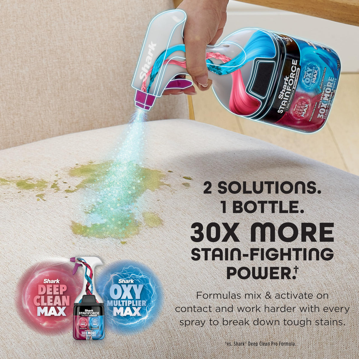 Shark StainForce Cordless Stain, Odor & Urine Remover, 1 Tool, HX095BRN (additional view 7)