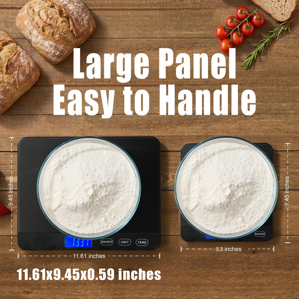 Ionsno Food Scale 44lb/20kg - #01 Black / Large view 1