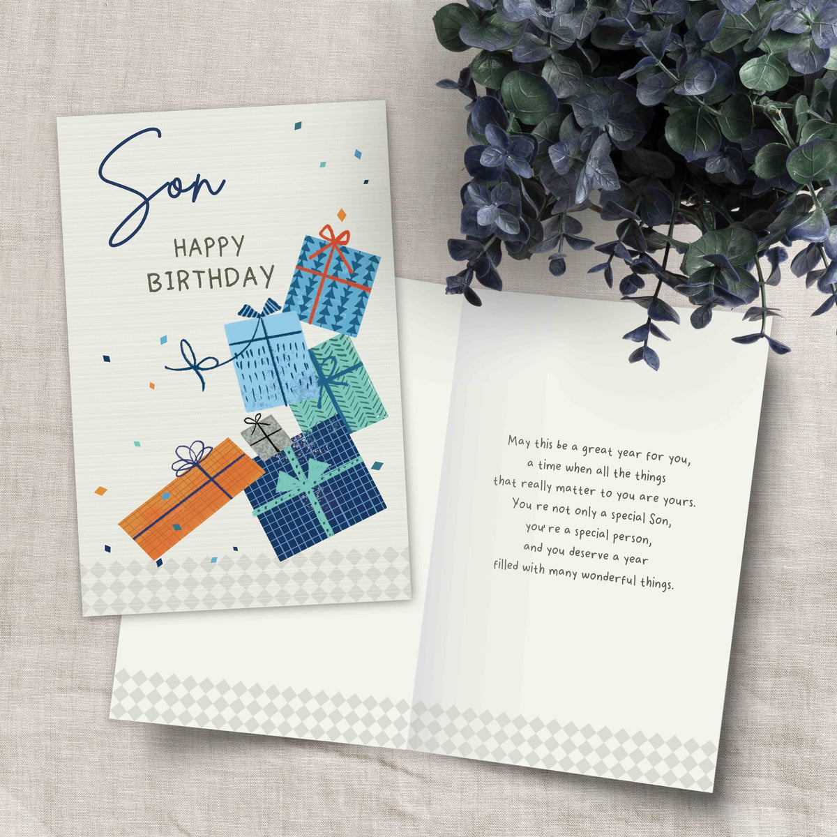 Nicavvi Birthday Card 99-102+151-156 - Son view 3