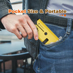 100x-250x Mini Pocket Microscope for Kids Adults - Yellow view 4