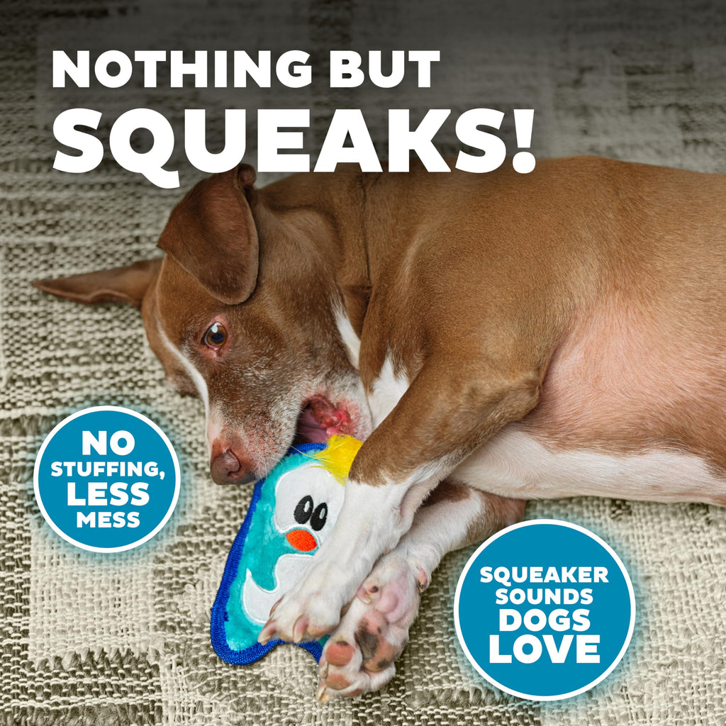 Outward Hound Durablez Minis – Squeaky Plush Dog Toy, No Stuffing for Less Mess (additional view 3)