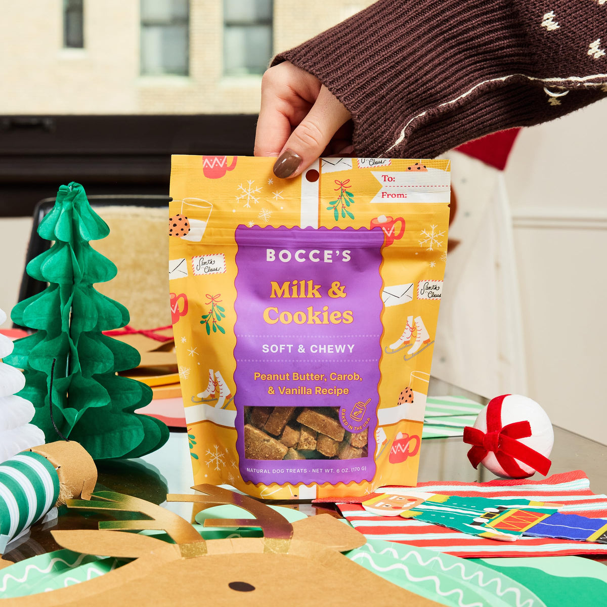 Bocce's Bakery Sweet Flavor Profile Soft & Chewy Cookie Treats for Dogs