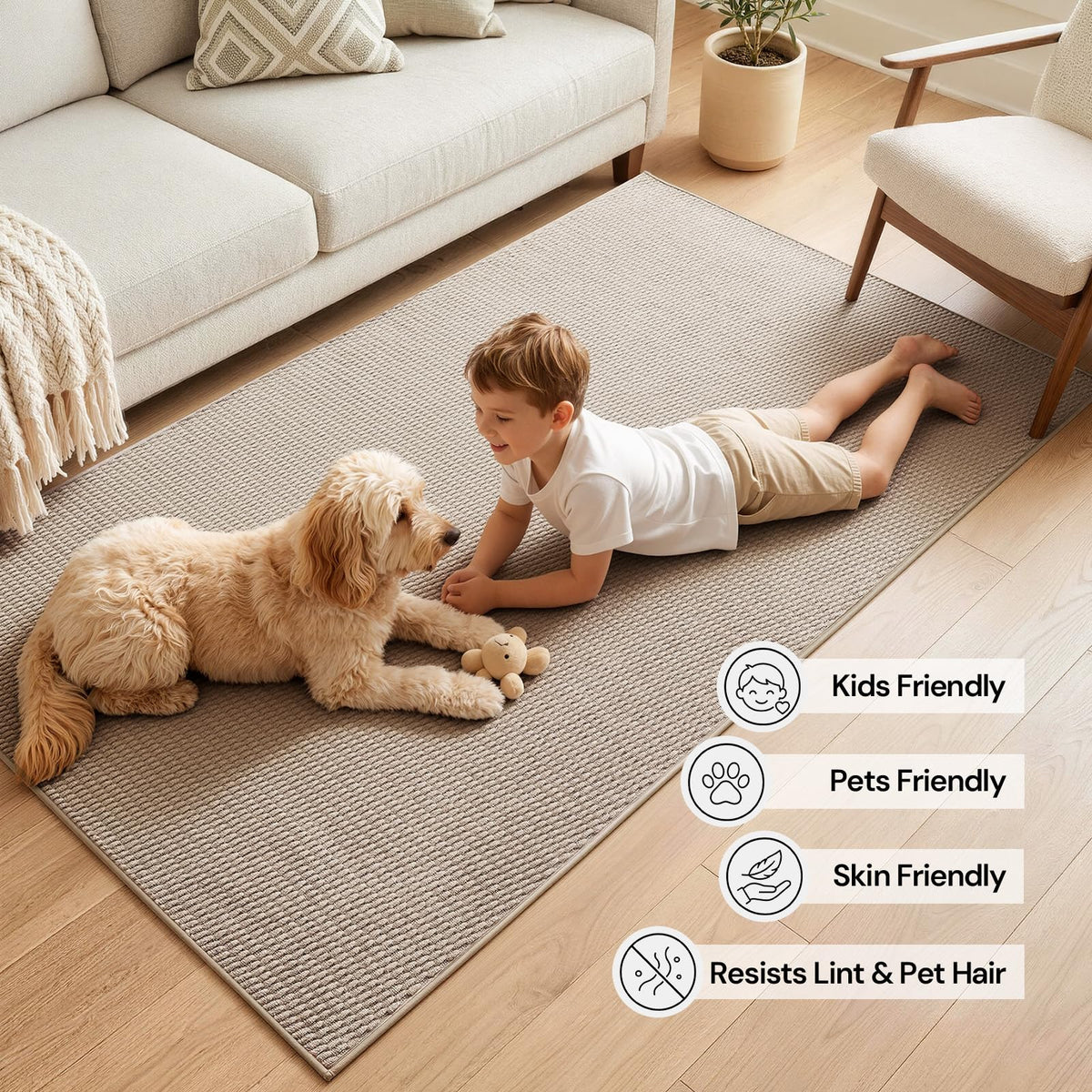 Sunfly Runner Rug with Non-Slip Rubber Backing - view 22