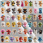 Cute Teddy Bear Stickers for Kids, 50 PCS – 2.5-Inch | Kawaii Plush Toy Bear Stickers for (additional view 1)