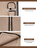 iBirdie Outdoor TV Cover 70 to 75 inch Waterproof and Weatherproof, – Brown (iBirdie TV Cover Zipper Brown 70" - 75")
