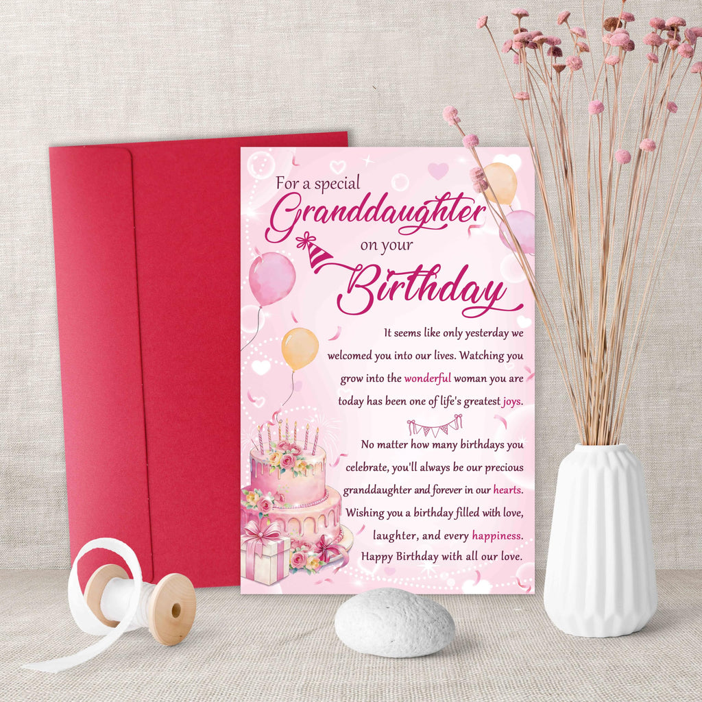 Nicavvi Birthday Card 99-102+151-156 - Special Granddaughter view 5