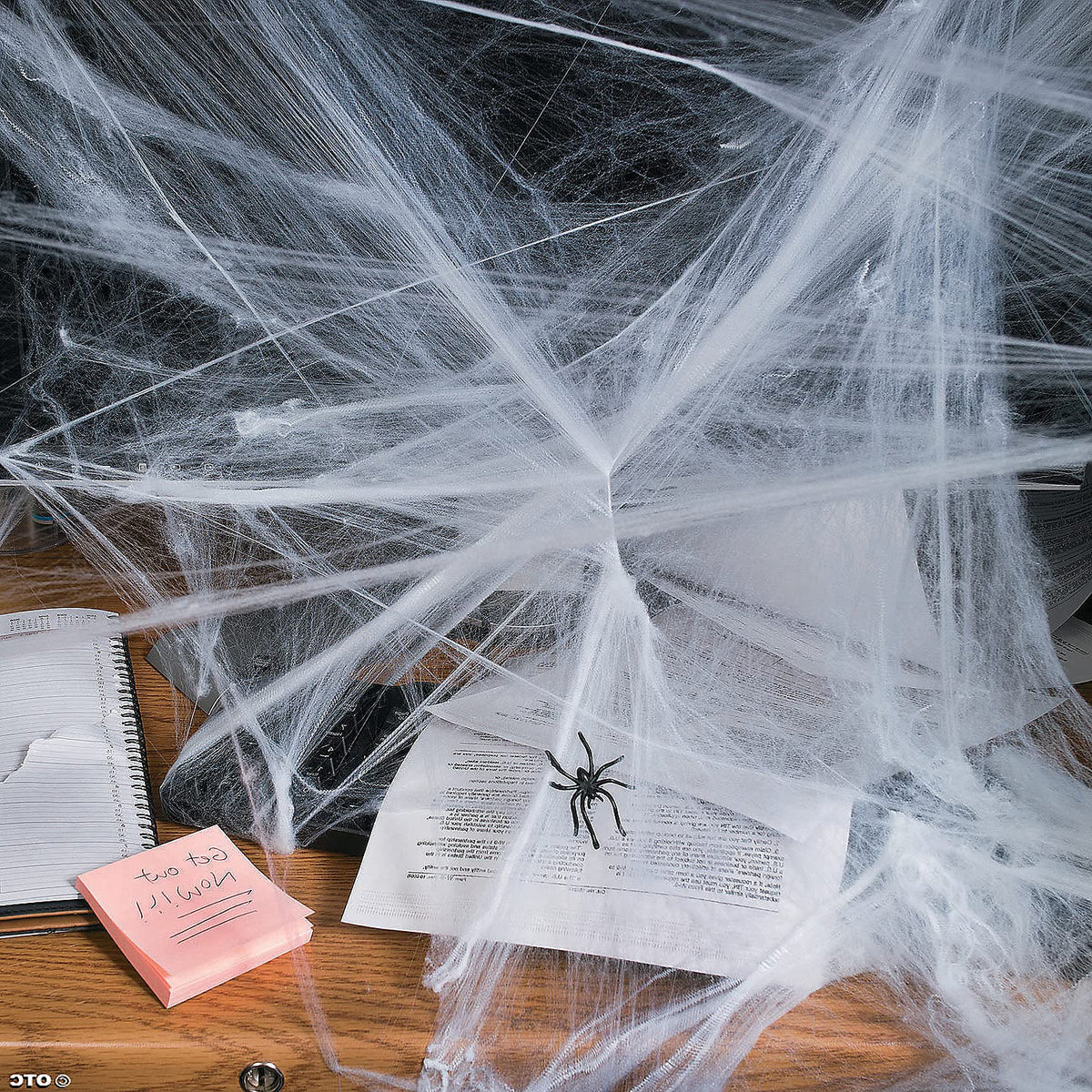 300 Sqft Halloween Spider Web Decorations, with 10 Glow and 10 Black Fake Spiders (additional view 5)