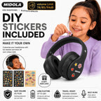 Kids Bluetooth Headphones Wireless - Black view 7