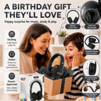 Kids Bluetooth Headphones Wireless - Black view 3