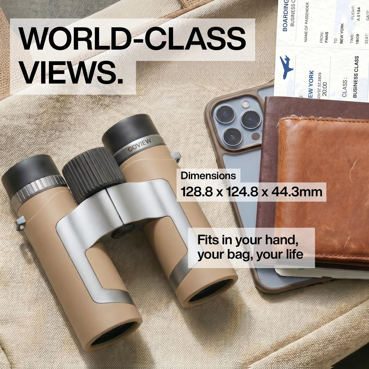 ZOOMR 10x34 Binoculars for Adults, BAK4 Prism