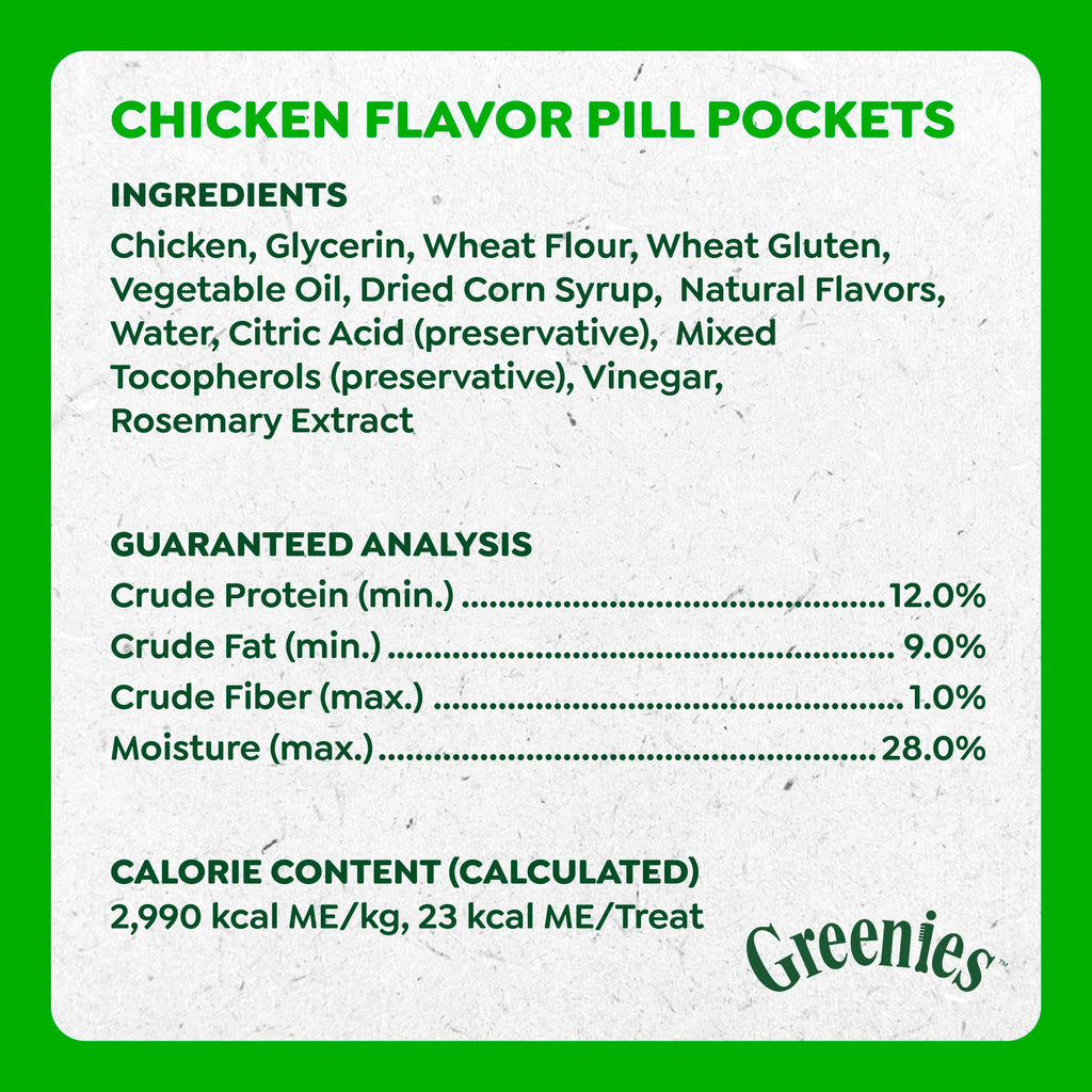 Greenies Pill Pockets Large Size Dog Treats