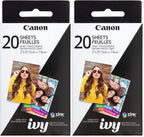 Canon Photo Paper, 2" x 3", 20 Sheets (3214C002[AA]) (Pack of 2)