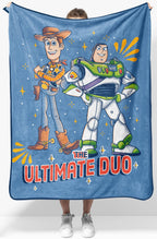 Jay Franco Kids Plush Throw Blanket - Blue - Toy Story / 40x50 - Travel Blanket