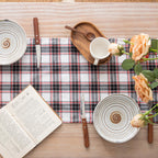 AQOTHES Plaid Fall Thanksgiving Table Runner - view 18
