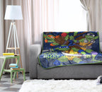 Jay Franco Kids Plush Throw Blanket - Blue - Teenage Mutant Ninja Turtles / 46x60 - Throw Blanket view 2