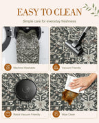 OLANLY Soft Non Slip Carpet - Black / 3' x 6' (Runner) view 5