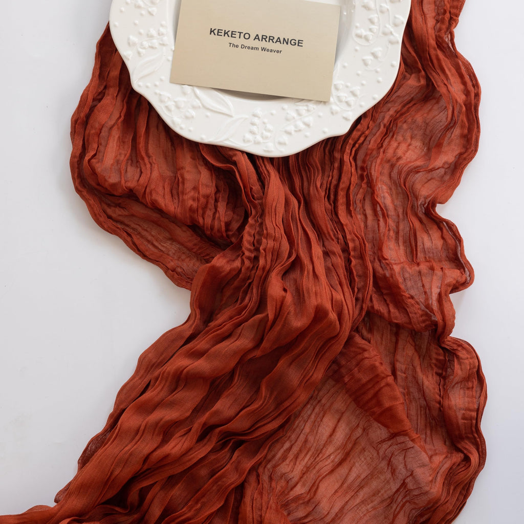 Cheesecloth Table Runner