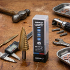 NEIKO 10622A Step Drill Bit, 9 Steps 1/2" to 1" Straight High Speed Steel, Titanium (additional view 6)
