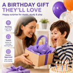 Kids Bluetooth Headphones Wireless - Light Purple view 3