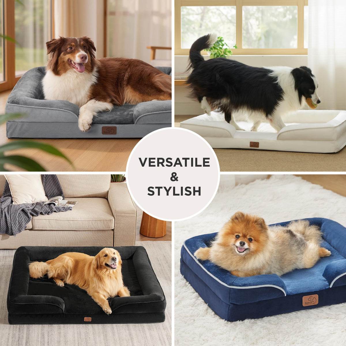 Bedsure Orthopedic XL Dog Bed Extra Large Washable Original Design (additional view 8)