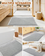 Smiry Waffle Bath Mat