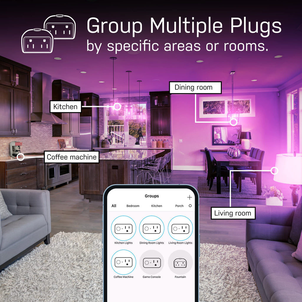 Feit Electric Smart Wi-Fi Plug - Alexa and Google Home Compatible - 1 Count (additional view 5)