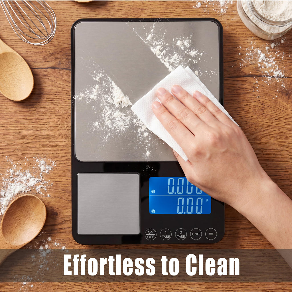 Ionsno Food Scale 44lb/20kg - #01 Silver / Dual Platform view 4