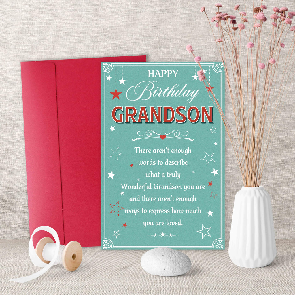 Nicavvi Birthday Card 99-102+151-156 - Grandson view 5