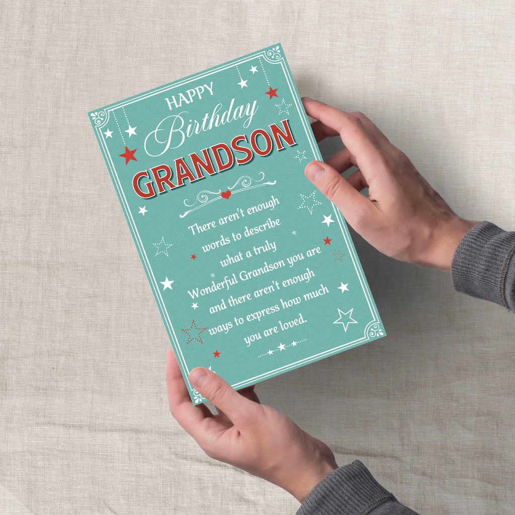 Nicavvi Birthday Card 99-102+151-156 - Grandson view 4