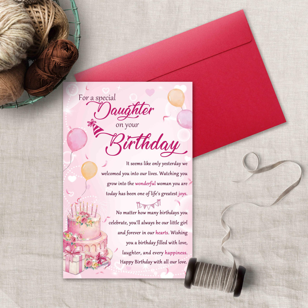 Nicavvi Birthday Card 99-102+151-156 - Special Daughter view 6